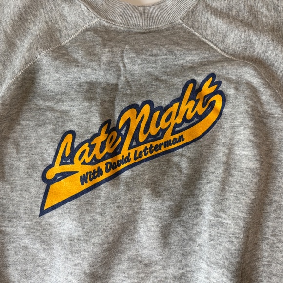Vintage "Late Night with David Letterman" Sweatshirt - Picture 2 of 5
